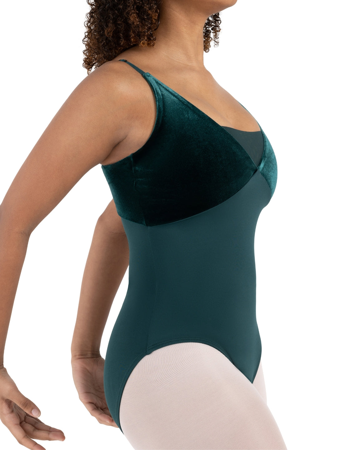 Capezio Velvet Forest Pine Leotard - PIN