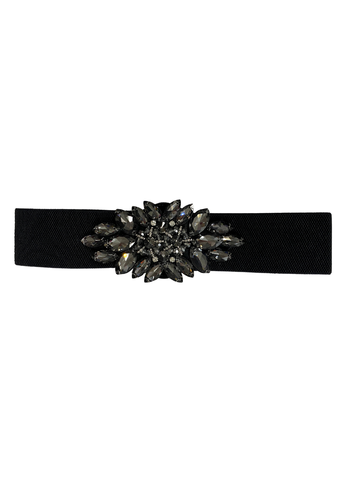 Large Sliver Night Crystal Belt