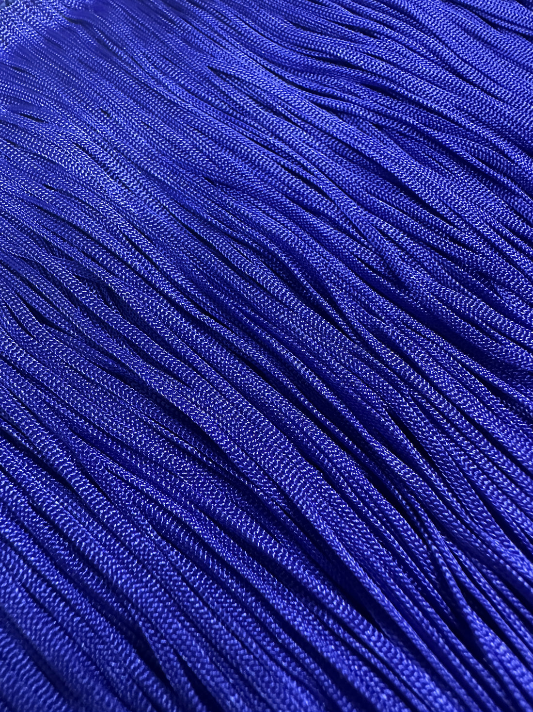 Chrisanne Clover 30cm Fringe - BLUEBERRY (SOLD PER METRE)
