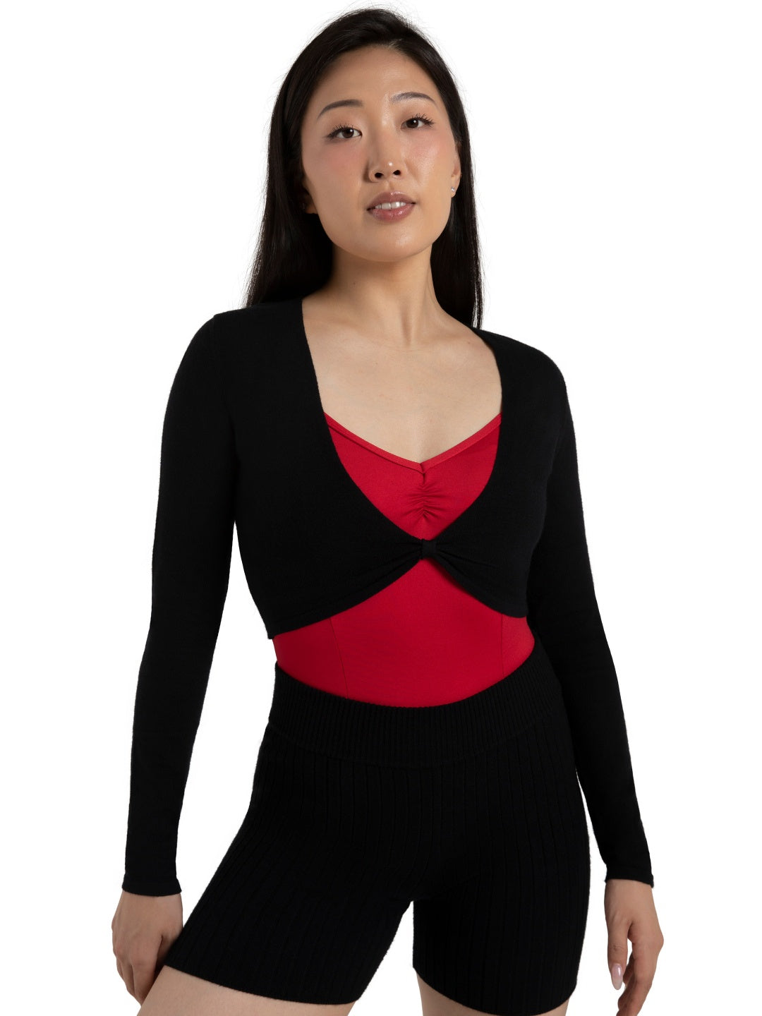 Capezio Harmonie Cropped Pinch Sweater