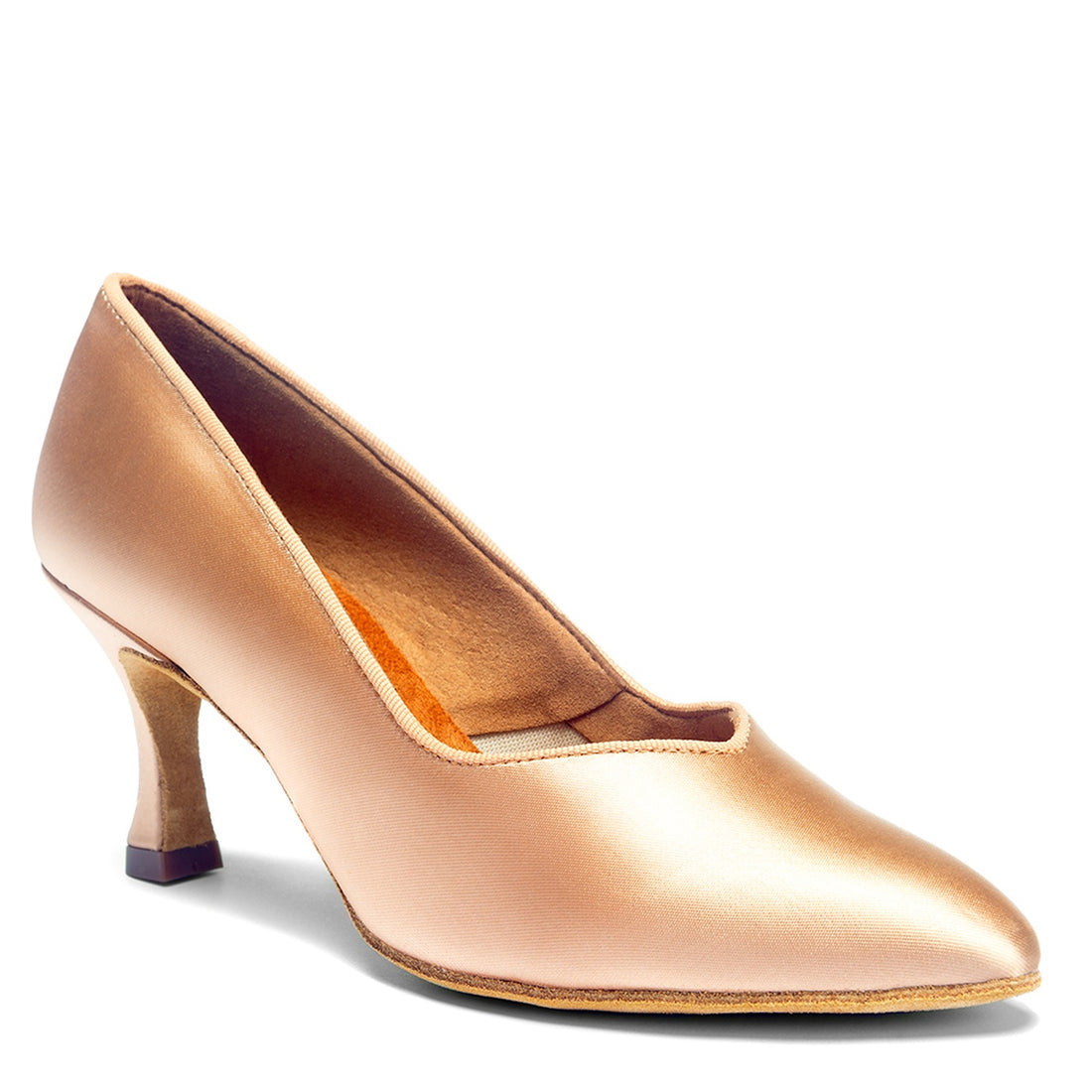 International Dance Shoes Superstar - Peach Satin