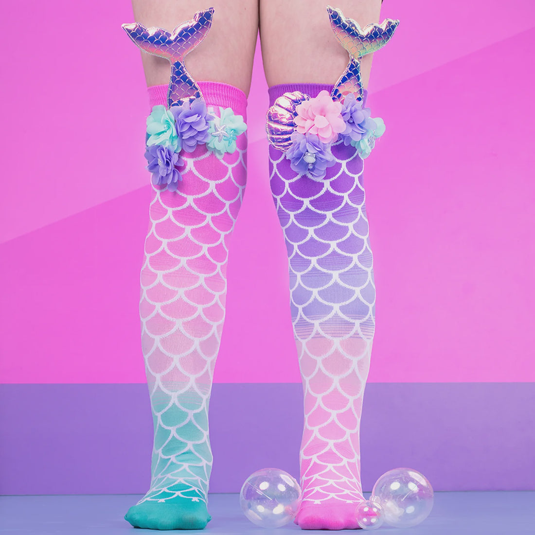 MADMIA Mermaid Tail Socks (Ages 6-99)
