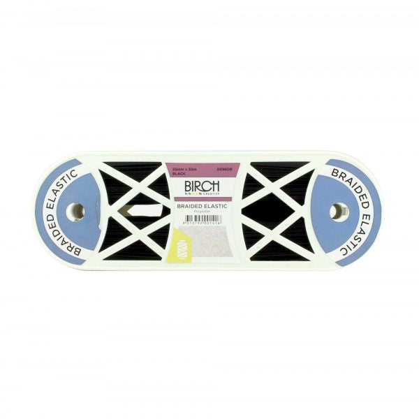 Birch Creative 25mm Braided Elastic (SOLD PER METRE)