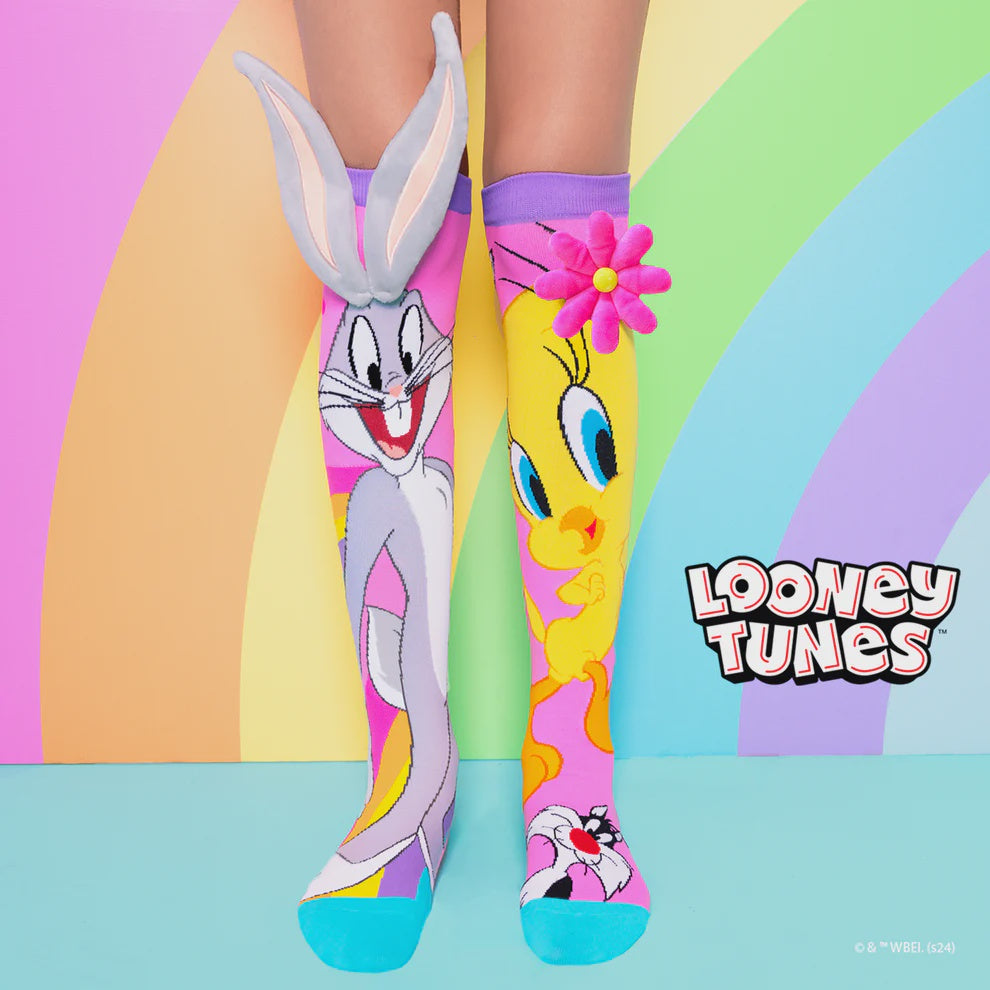 MADMIA Tweety & Bugs Bunny Socks (Ages 6-99)