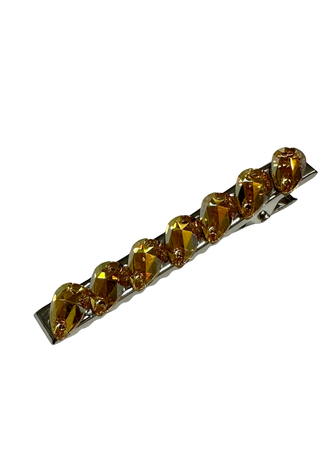 Sunshine Teardrop Diamante Hair Clip