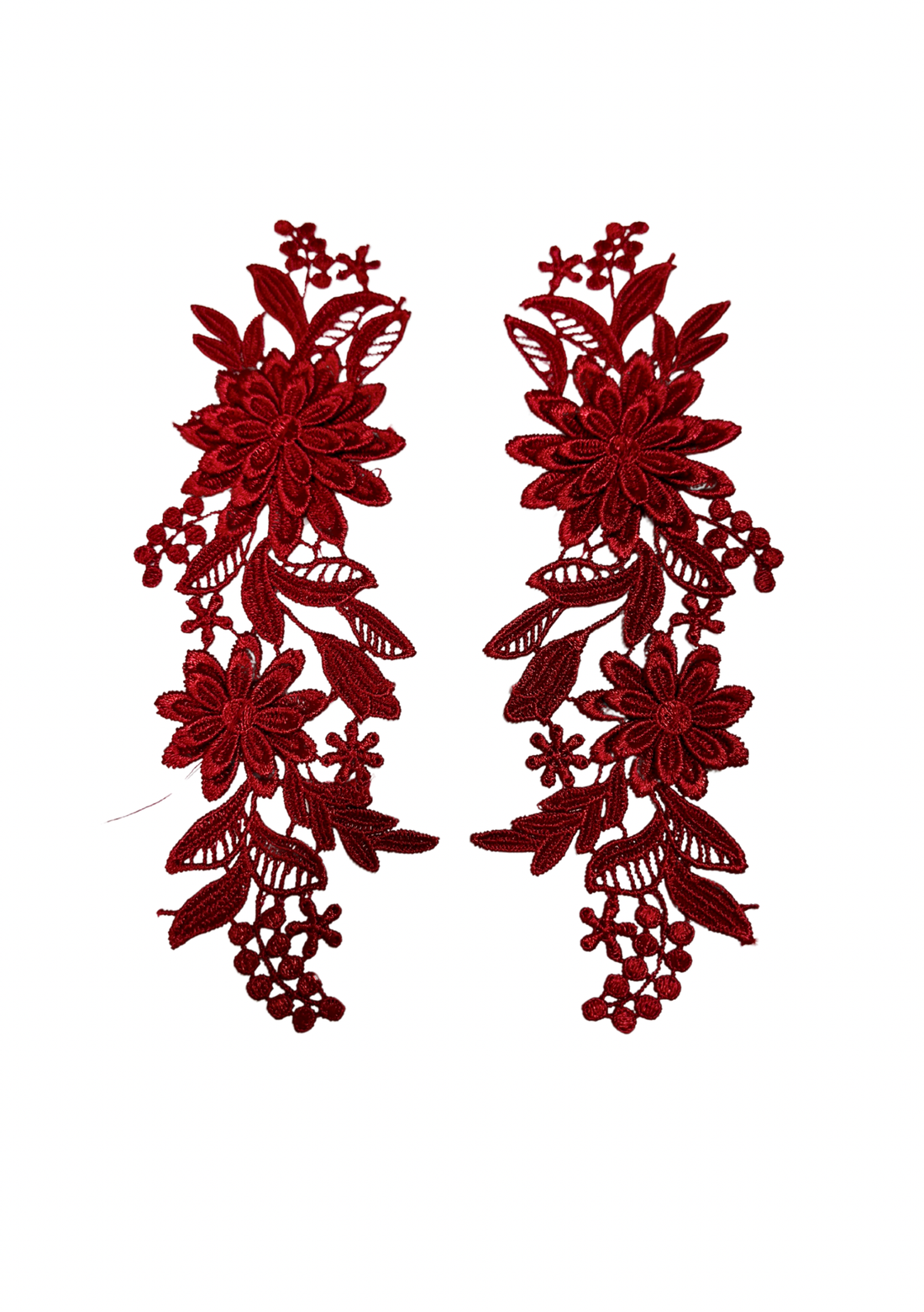 Daisy Lace Pair - Red