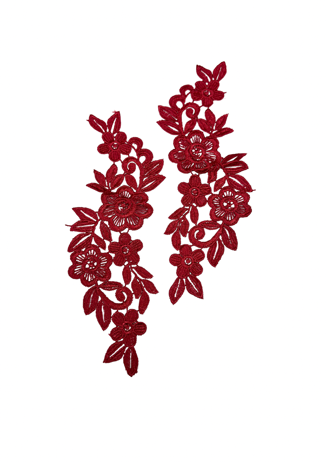 Olivia Lace Pair - Burgundy