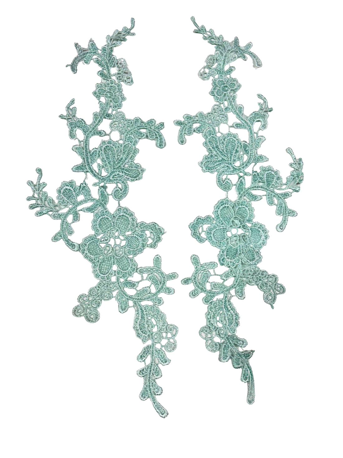 Billie Lace Motif Pair - Mint