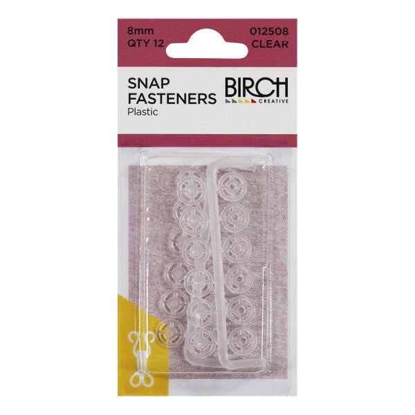 Birch Creative Snap Fasteners Plastic 8mm