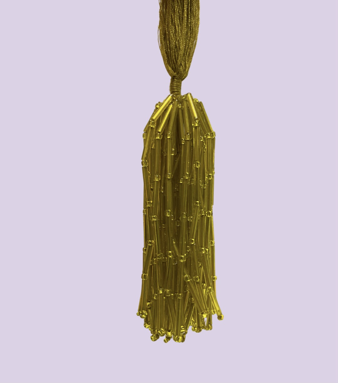 Yellow Bugle Bead Bunch