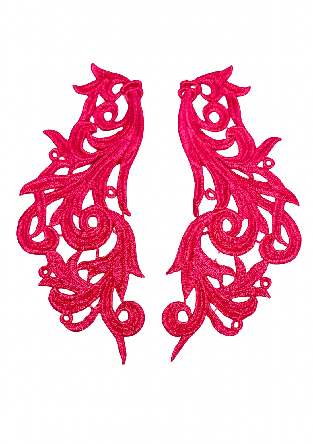 Tiffany Lace Pair in Fluro Pink