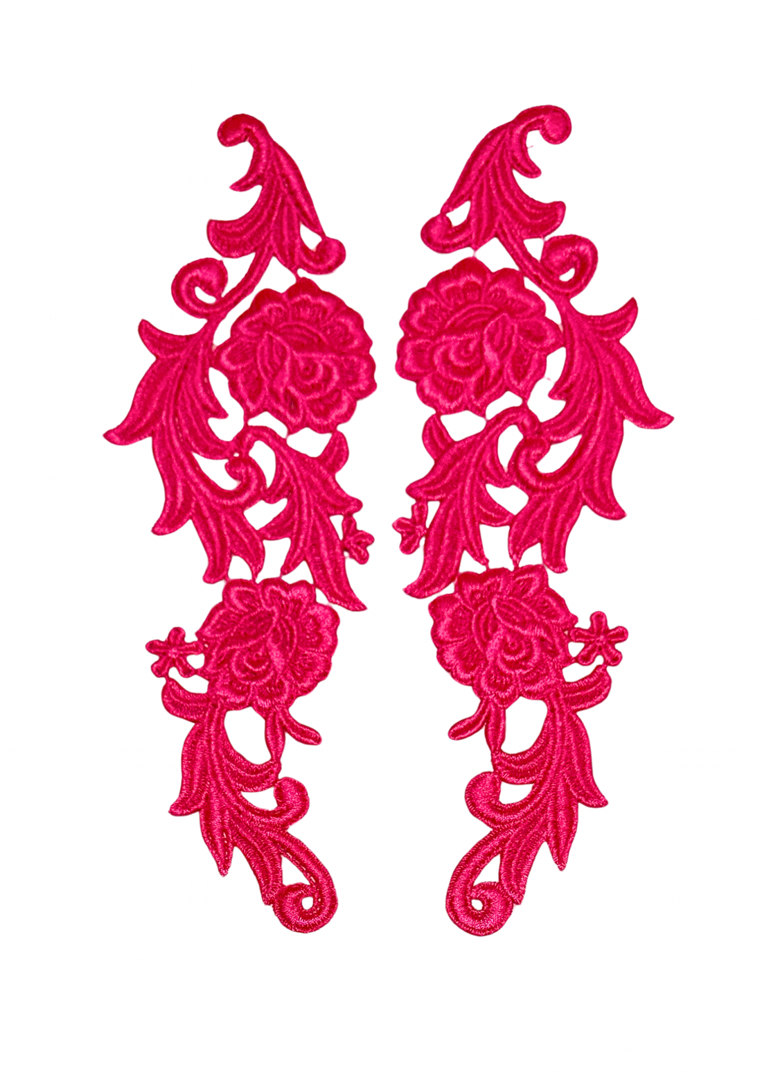 Rosie Lace Pair in Fluro Pink
