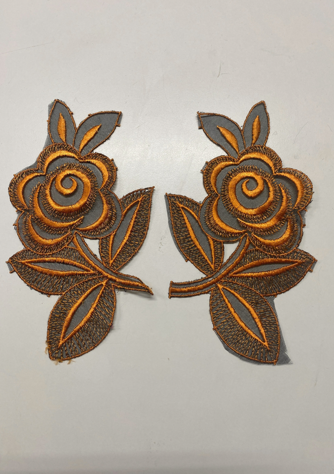 Roxy Lace Pair in Orange with Black