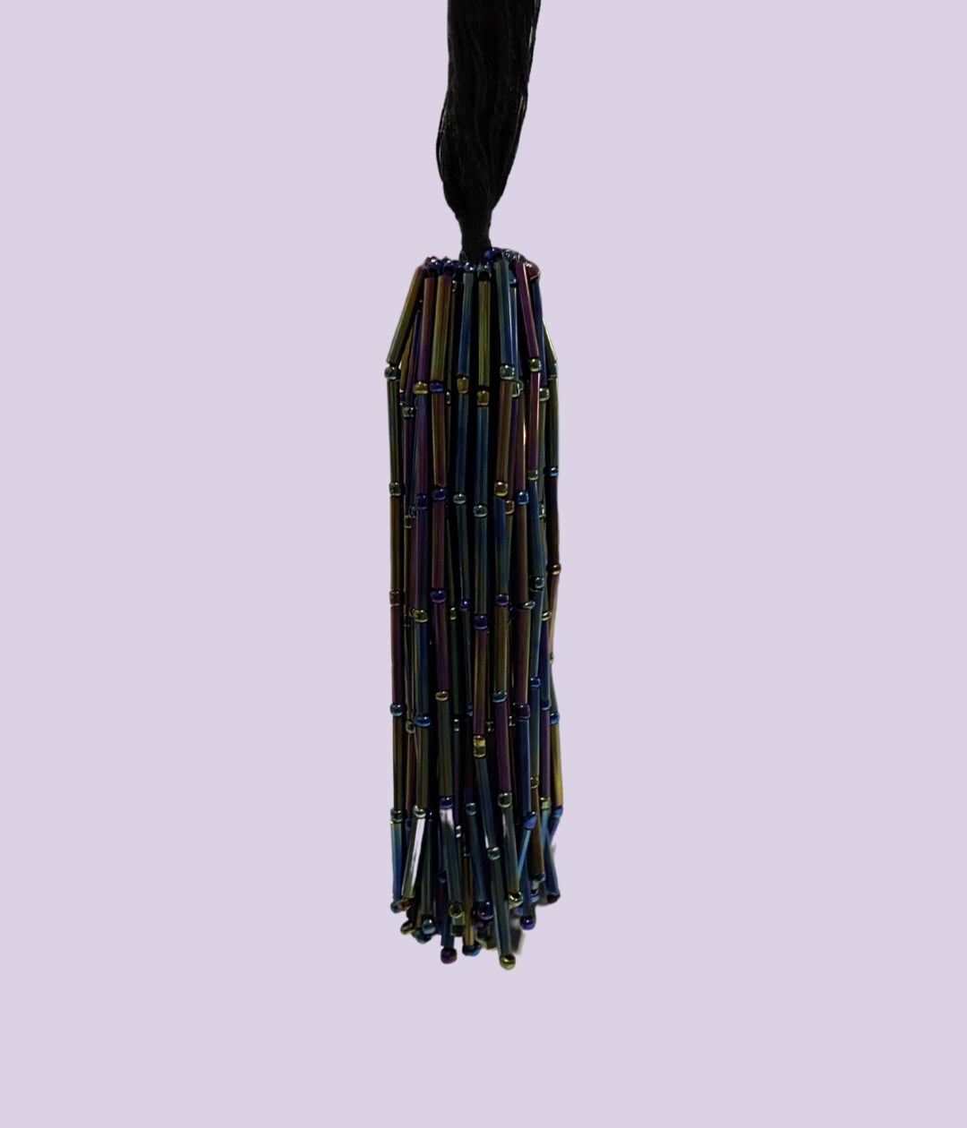 Black Rainbow Bugle Bead Bunch