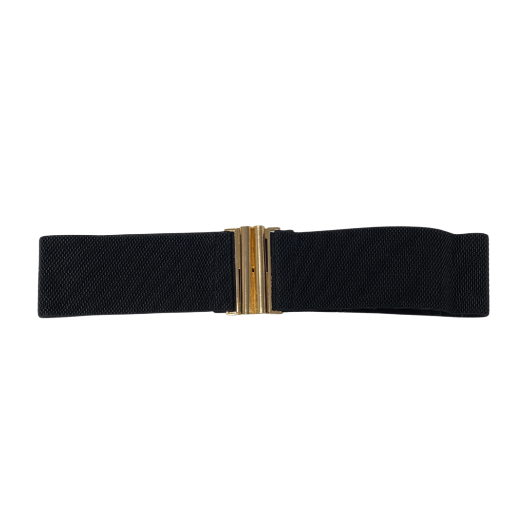 Black Belt with Gold Buckle