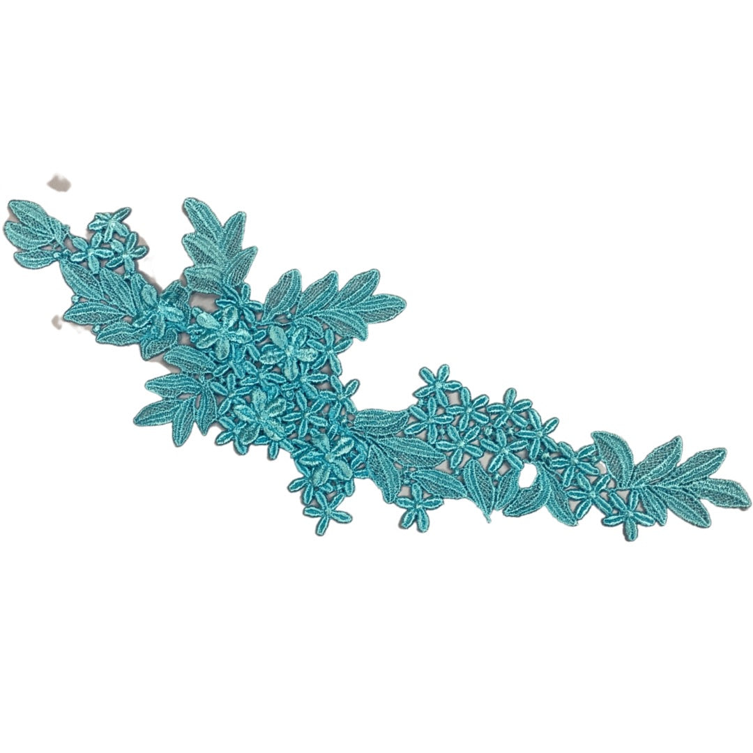 Blue Paradise Floral 3D Lace