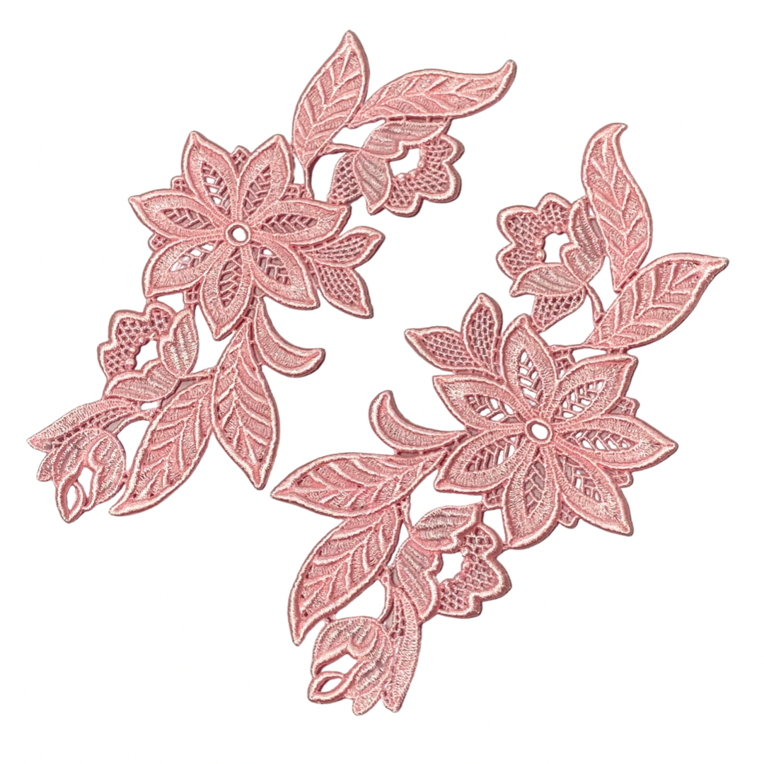 Chrisanne Clover Madonna Lace Motif Rose Pink