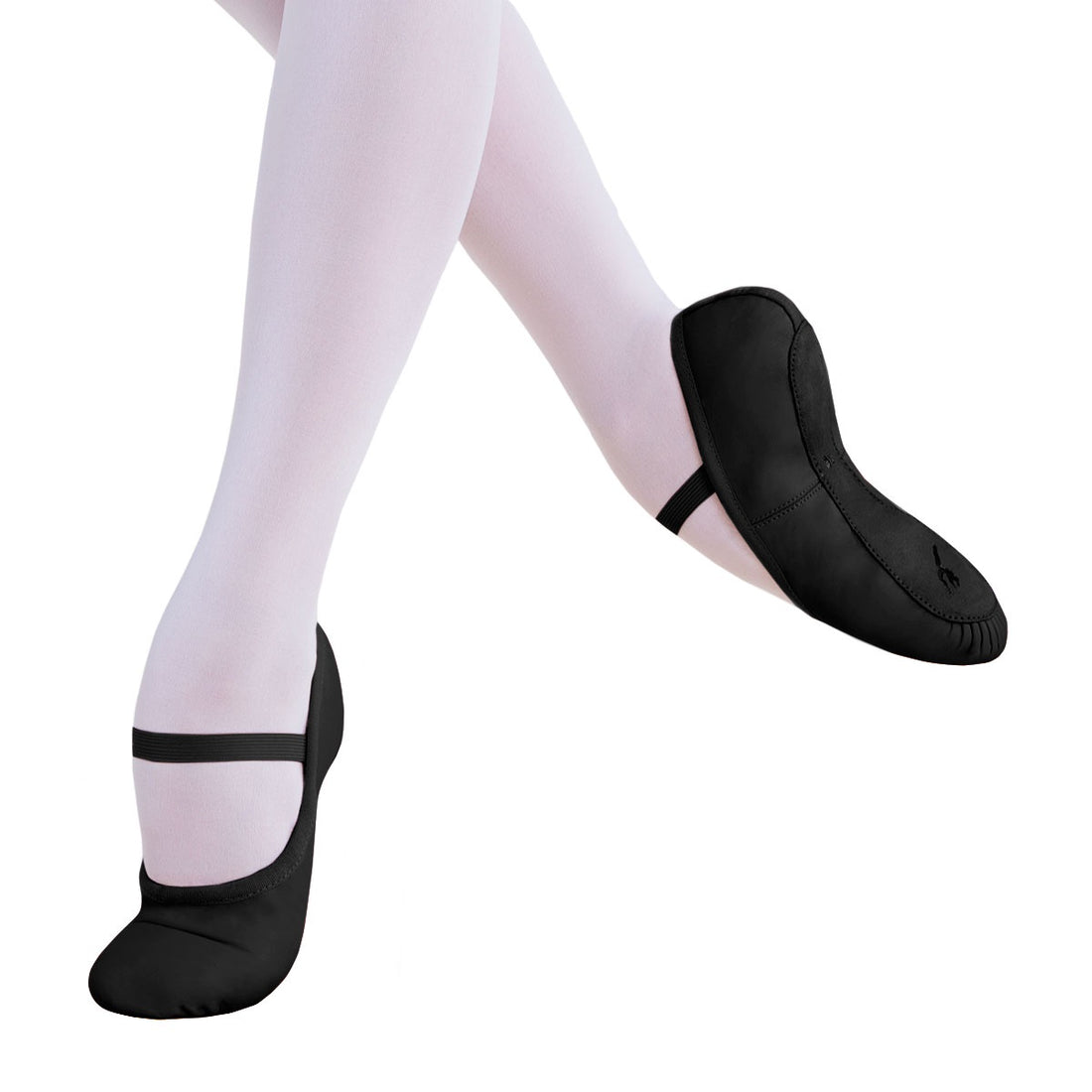 Energetiks Childrens Ballet Shoe - Full Sole Black