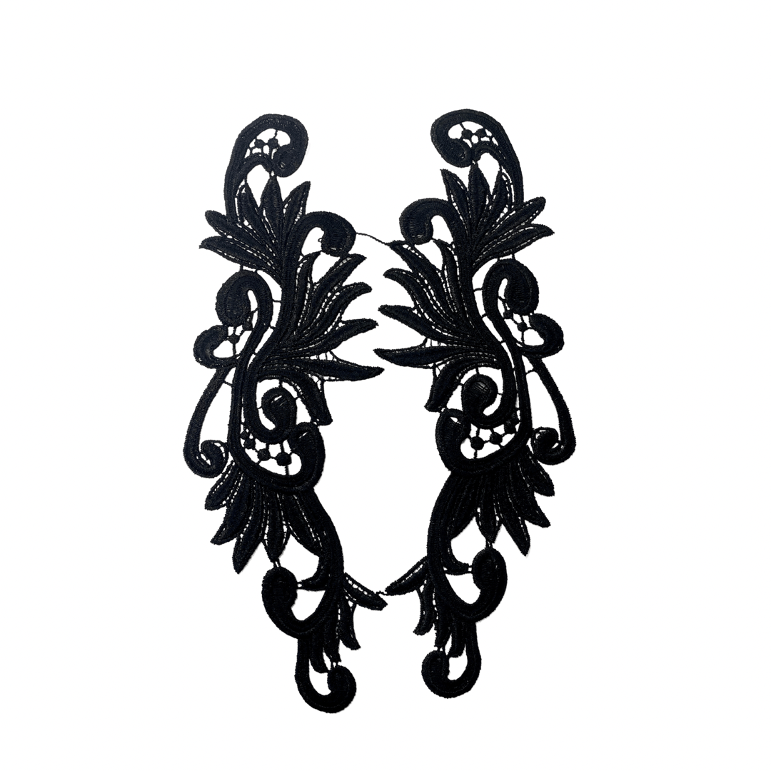Black 12 Lace Pair