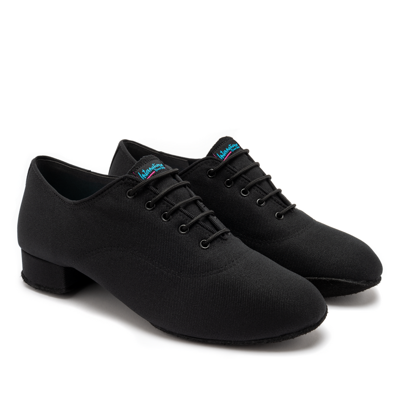 International Dance Shoes Contra Pro - Black Lycra