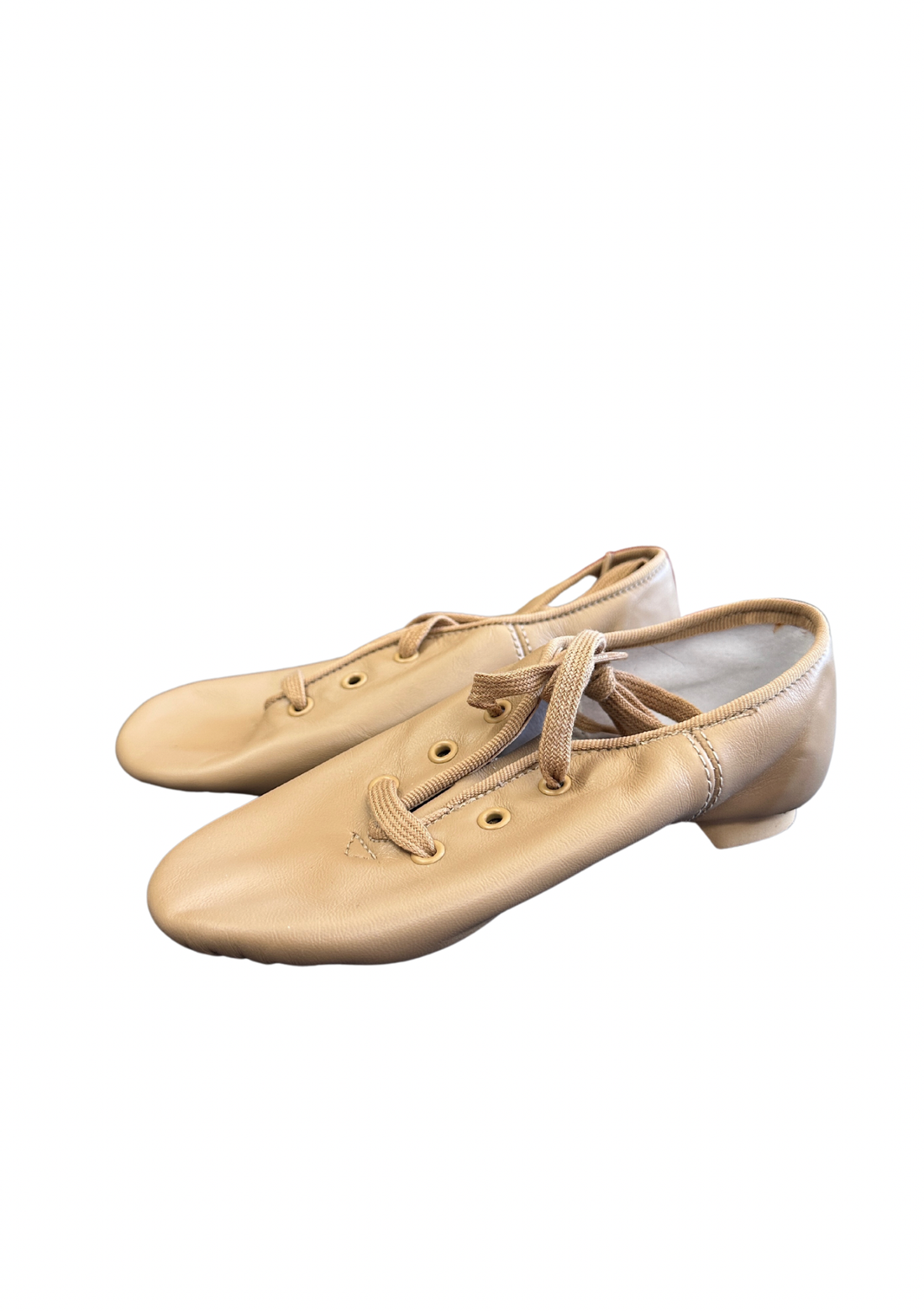 Capezio CG02 Caramel Split Sole Lace Up (Reduced to Clear)