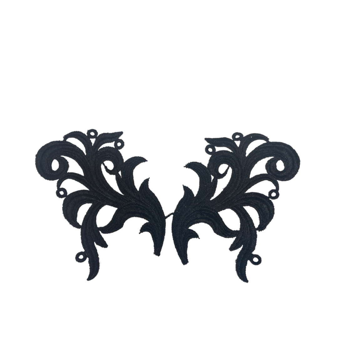 Black 11 Lace Pair
