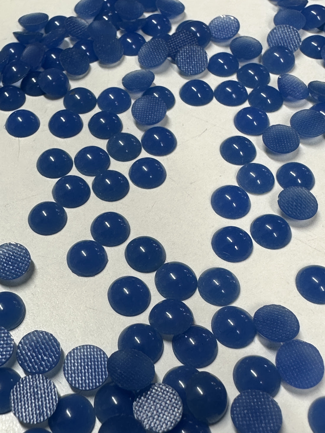 Ocean Blue Flatback Pearls 6mm - 144 Pces