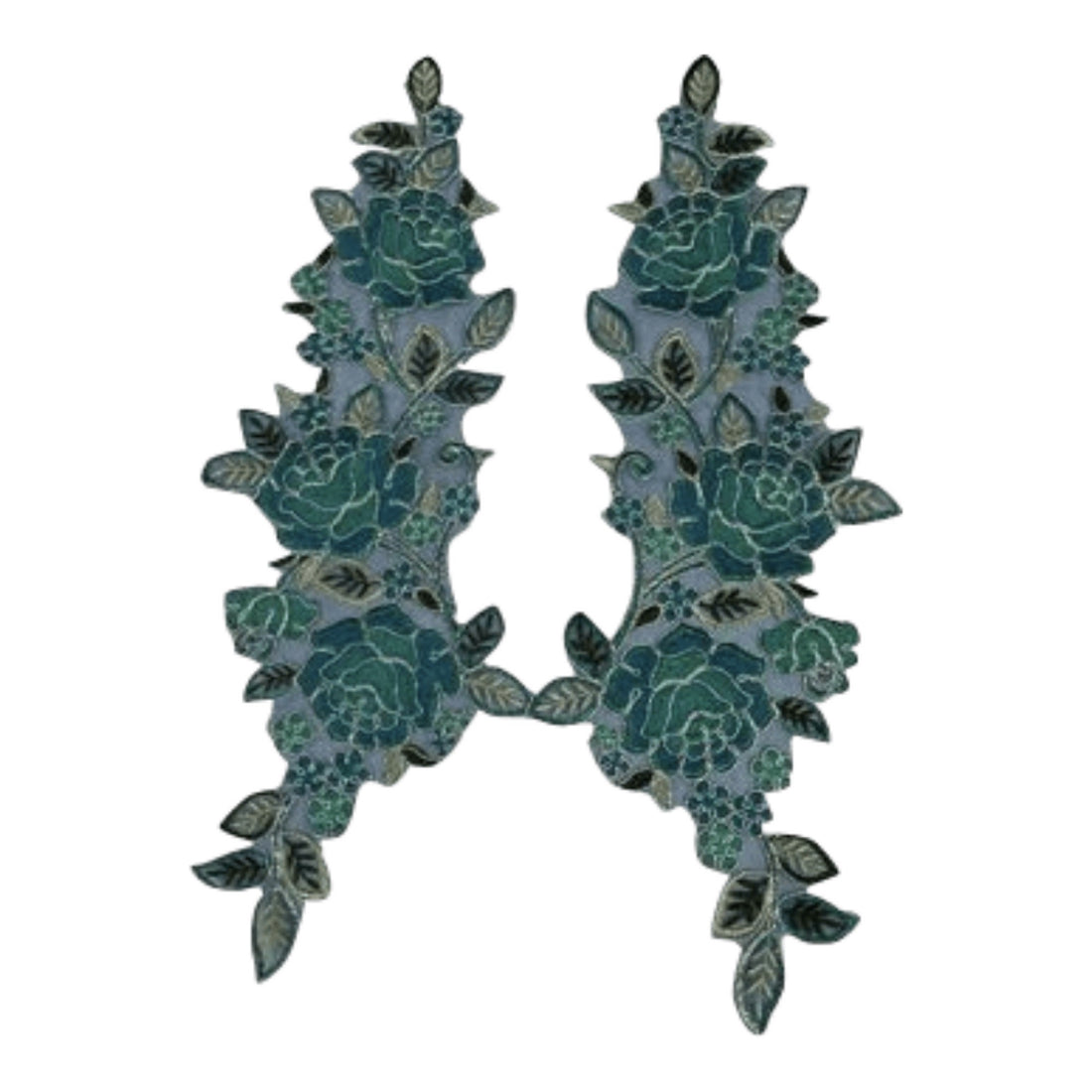 Jade Floral Applique