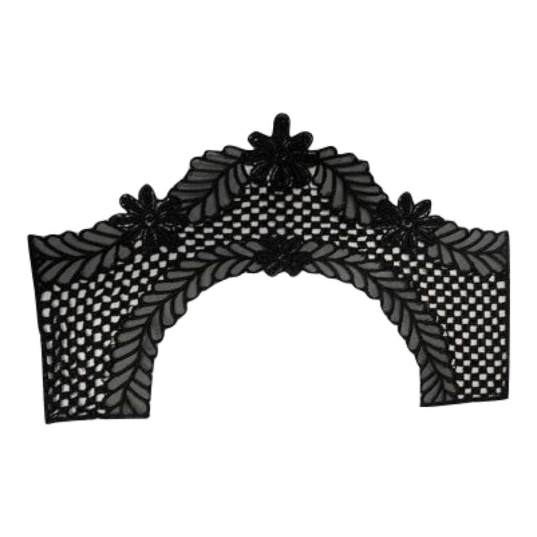 Black Lace Collar