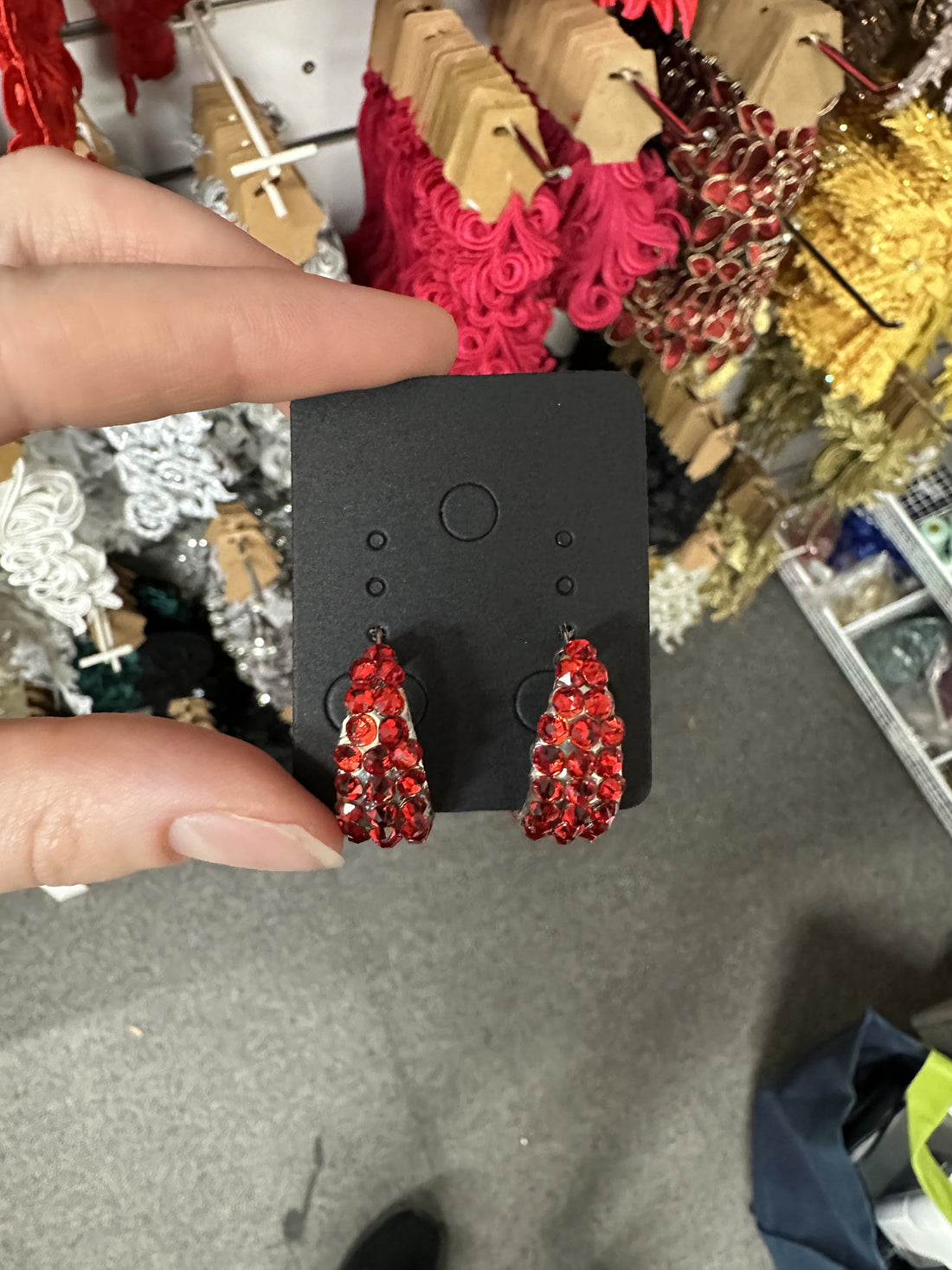 Tilly Small Hoop Earrings - Light Siam