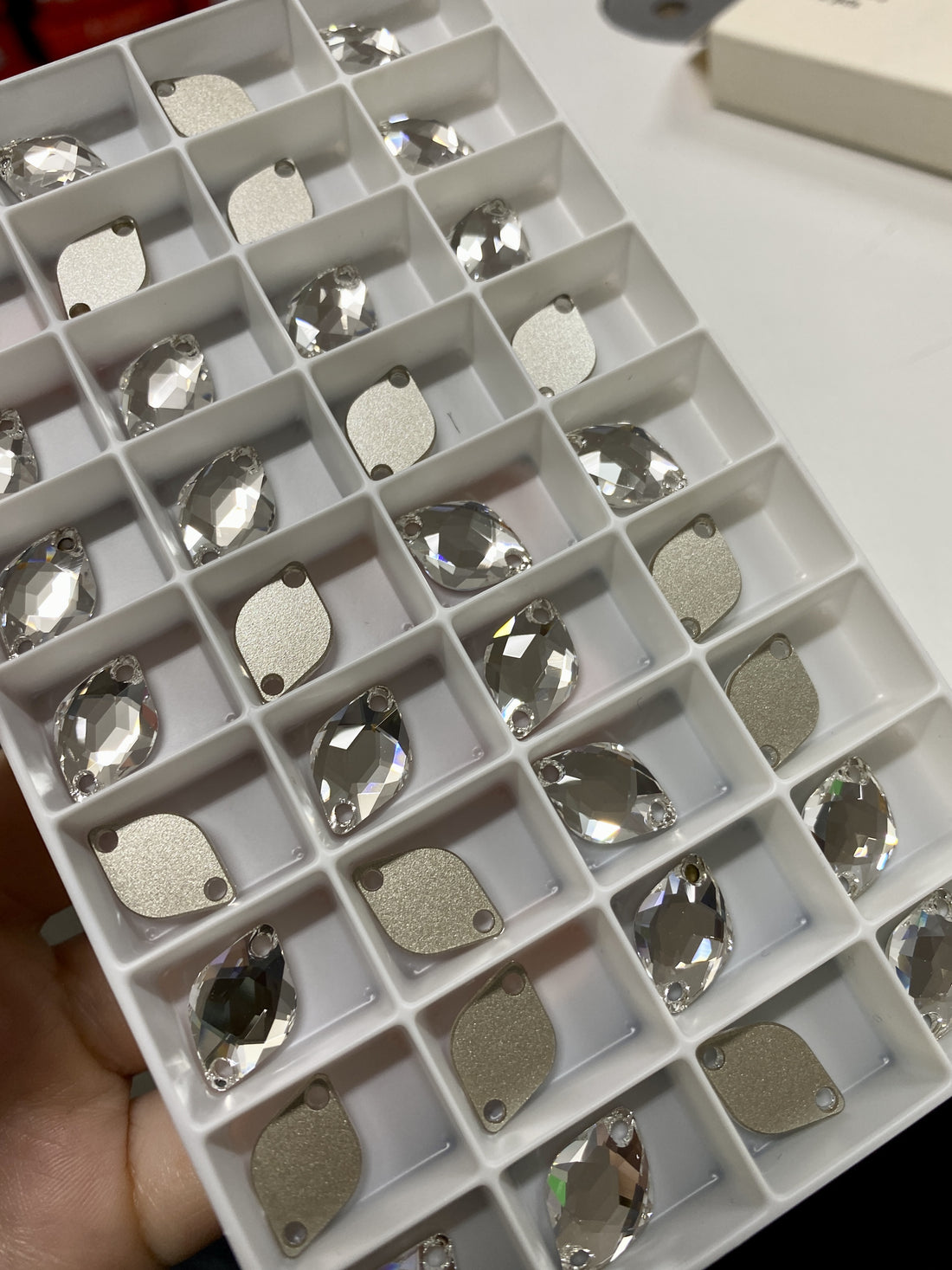 Swarovski Crystal 3211 Lemon Sew On