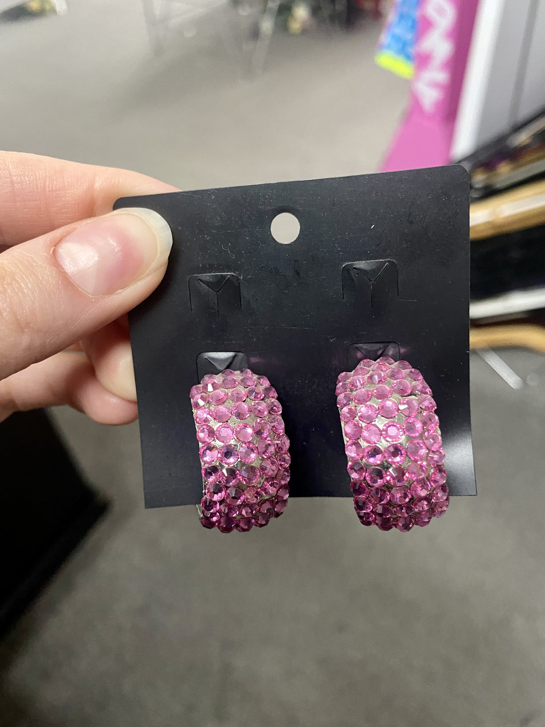 June Designs Rose Thick Hoop Earrings - Small