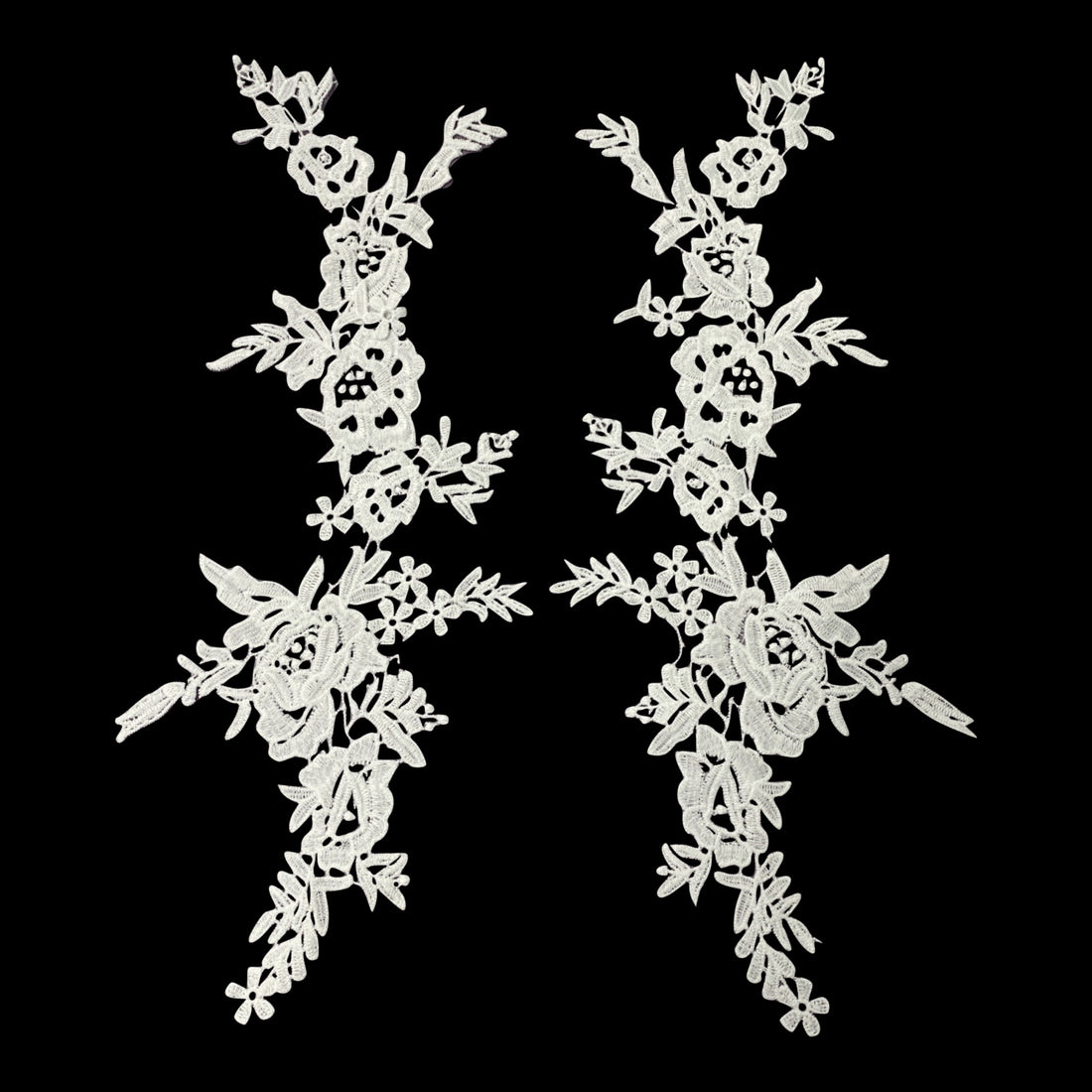 White 2 Lace Pair