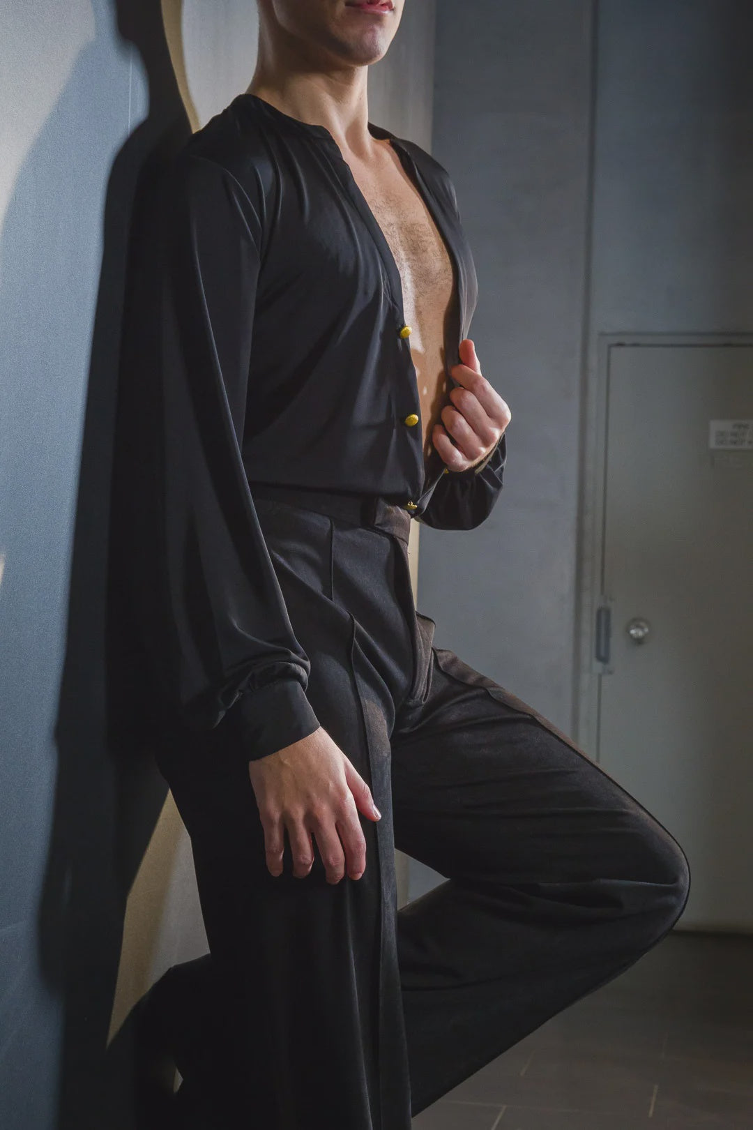 Jedor Collarless Latin Shirt