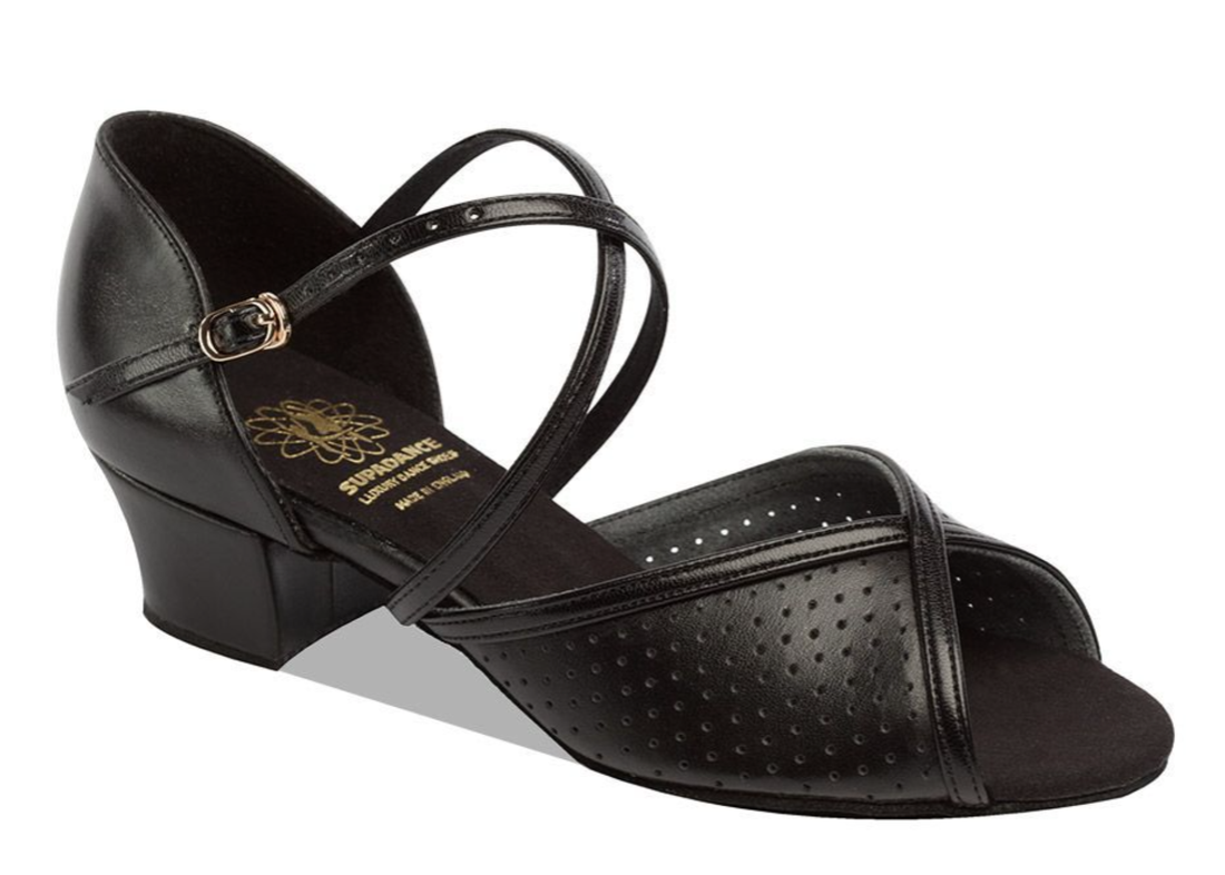 Supadance 1063 Narrow Dark Tan Satin