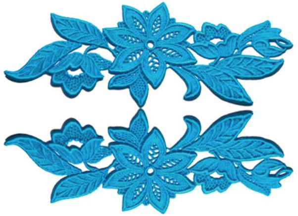Chrisanne Clover Madonna Lace Motif Turquoise