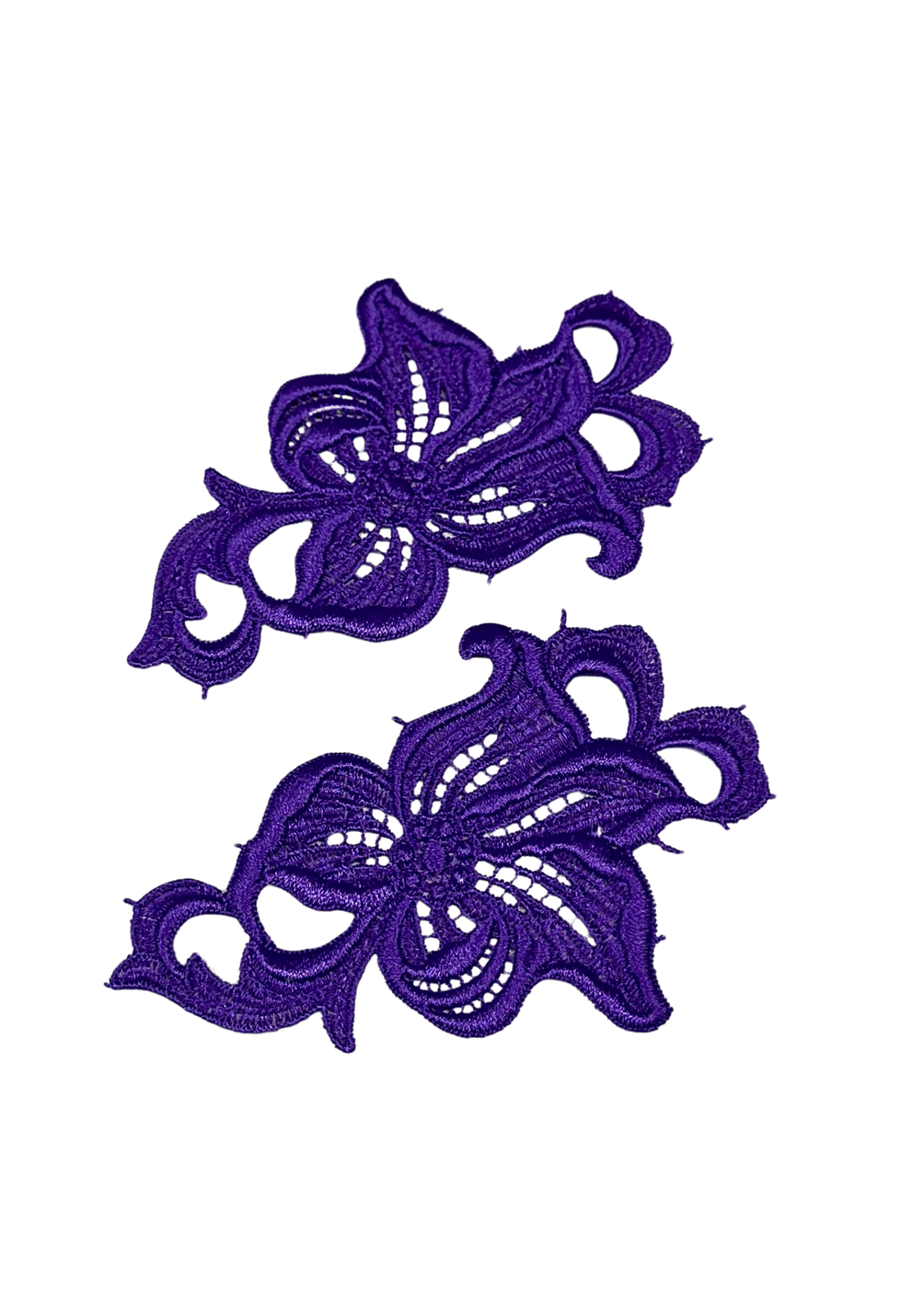 Frangipani Lace Pair - Amethyst
