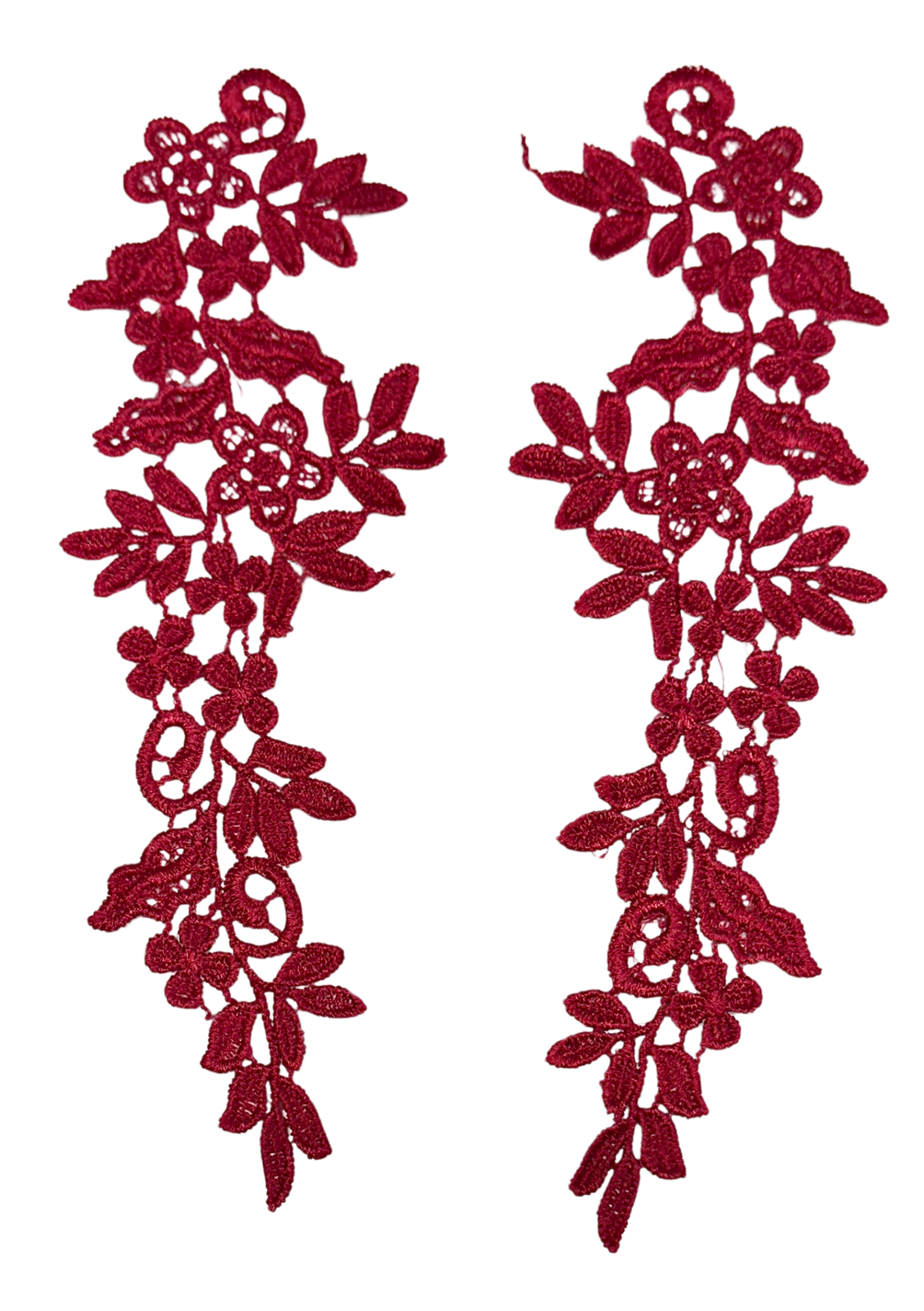 Rosetta Lace Pair - Burgundy
