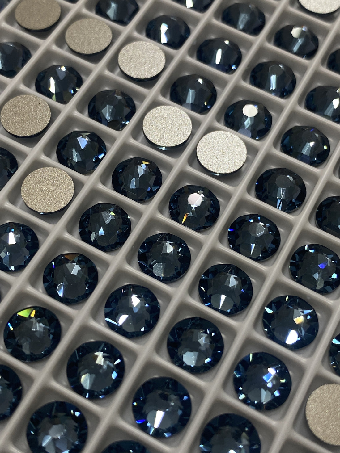Swarovski Crystal Xirius Rose Denim Blue SS30