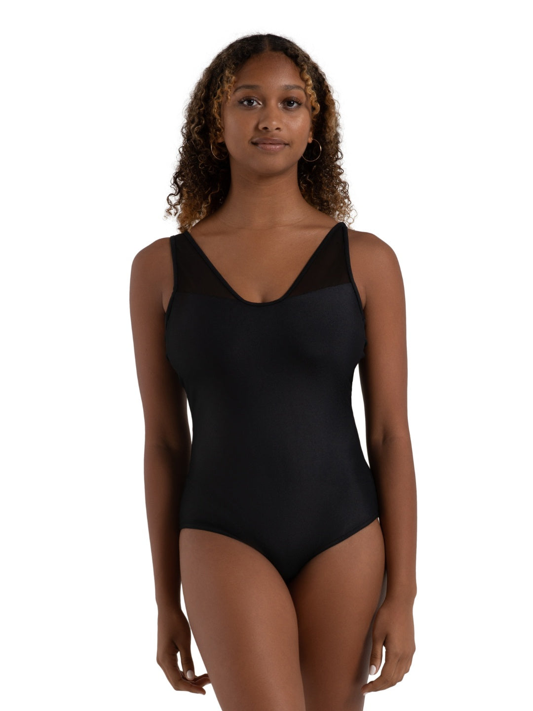 Capezio Curved Rhythm Luisa Leotard Black
