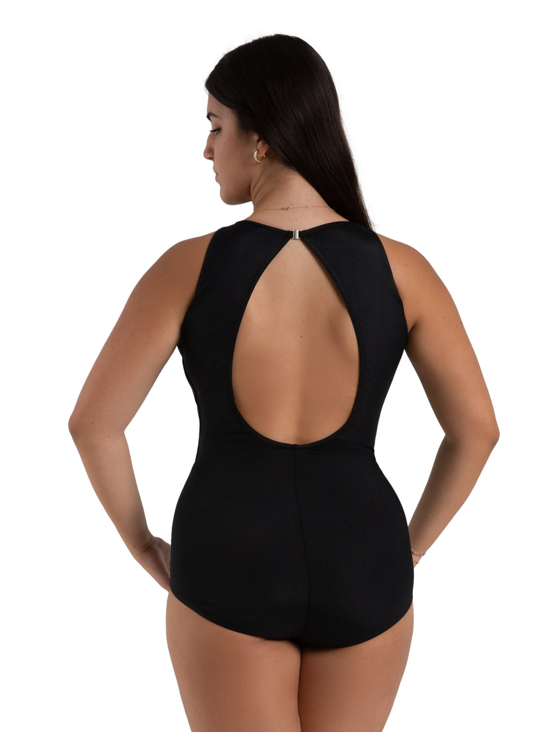 Capezio Curved Rhythm Augusta Leotard Black