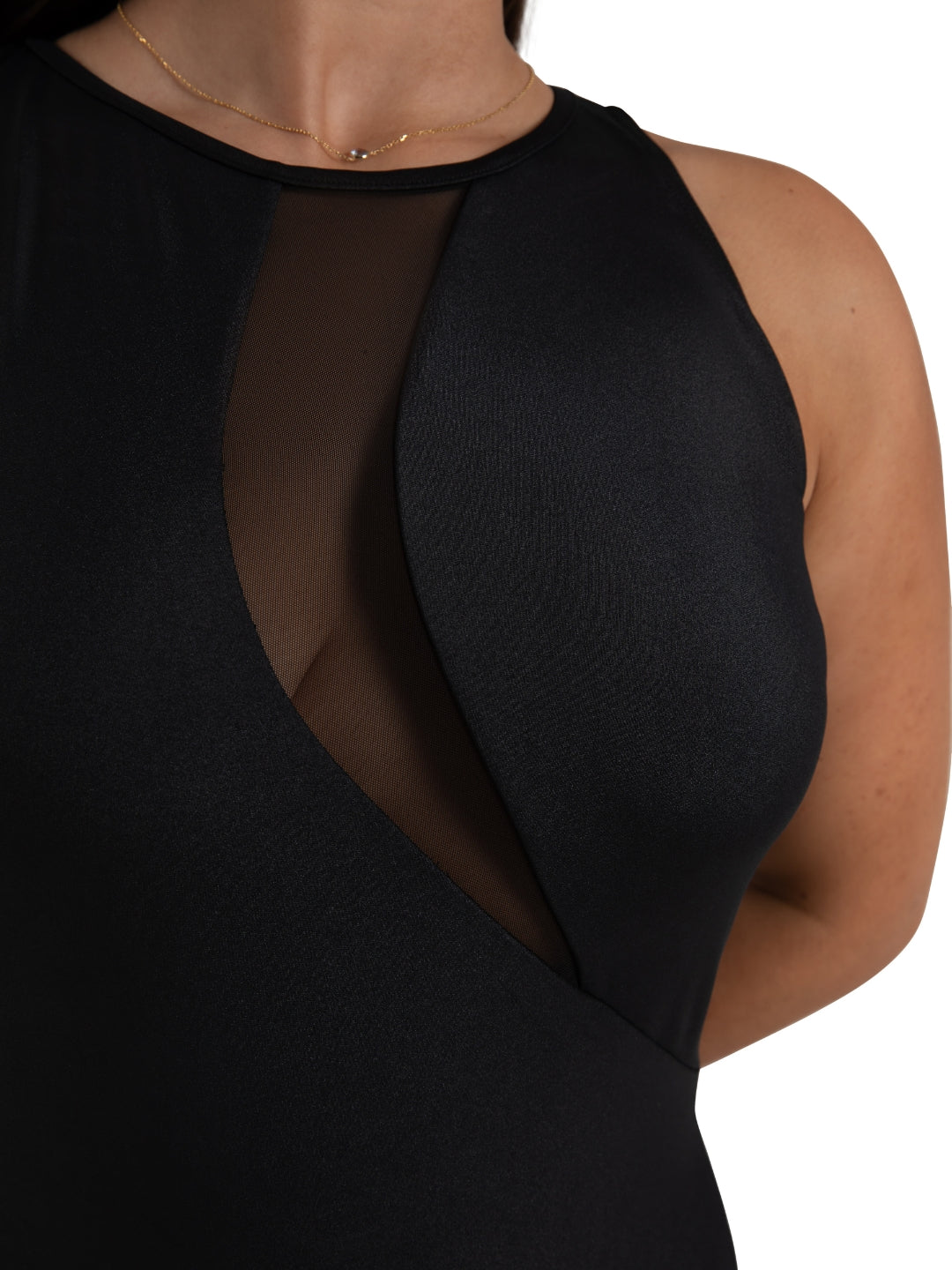 Capezio Curved Rhythm Augusta Leotard Black