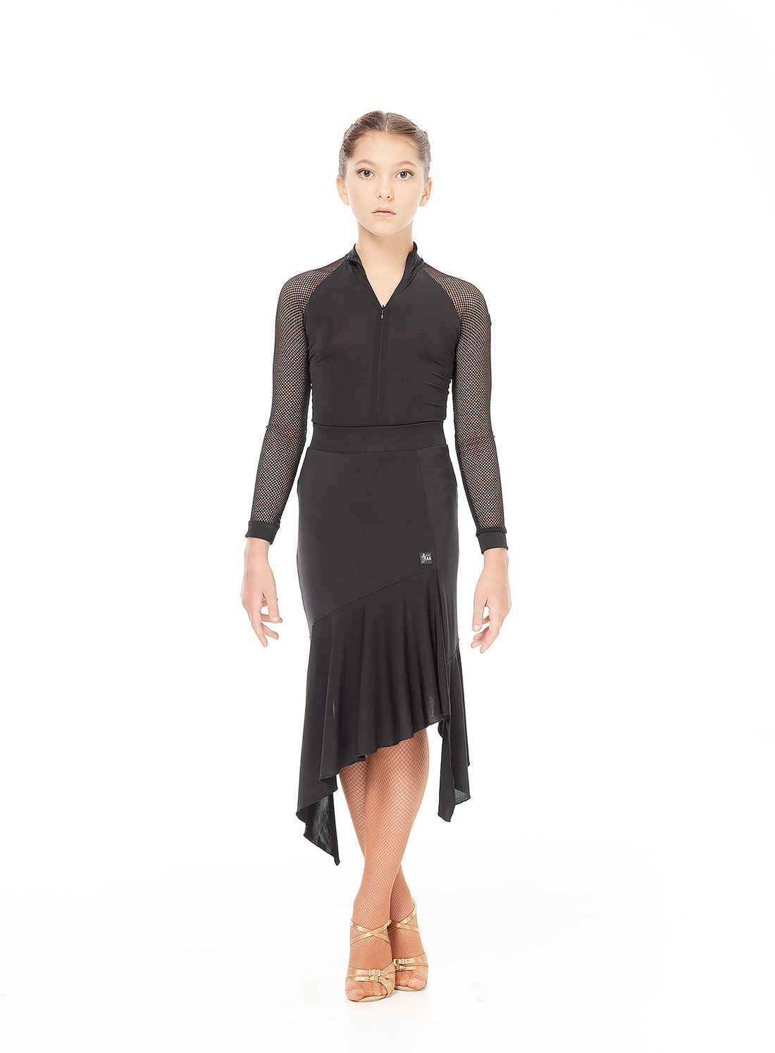DANCEME UL558-14 Womens Black Skirt