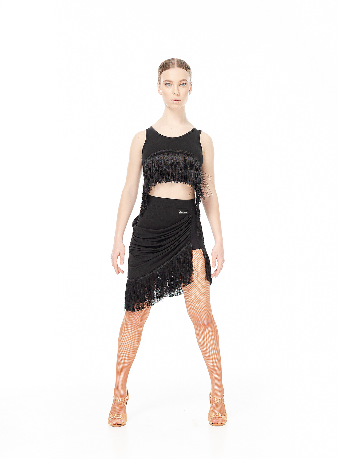 DANCEME UL760-14 Womens Black Skirt