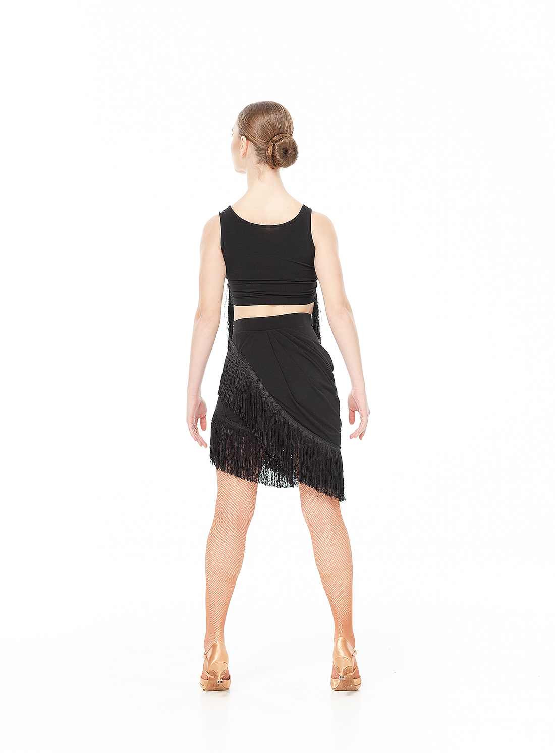 DANCEME UL760-14 Womens Black Skirt