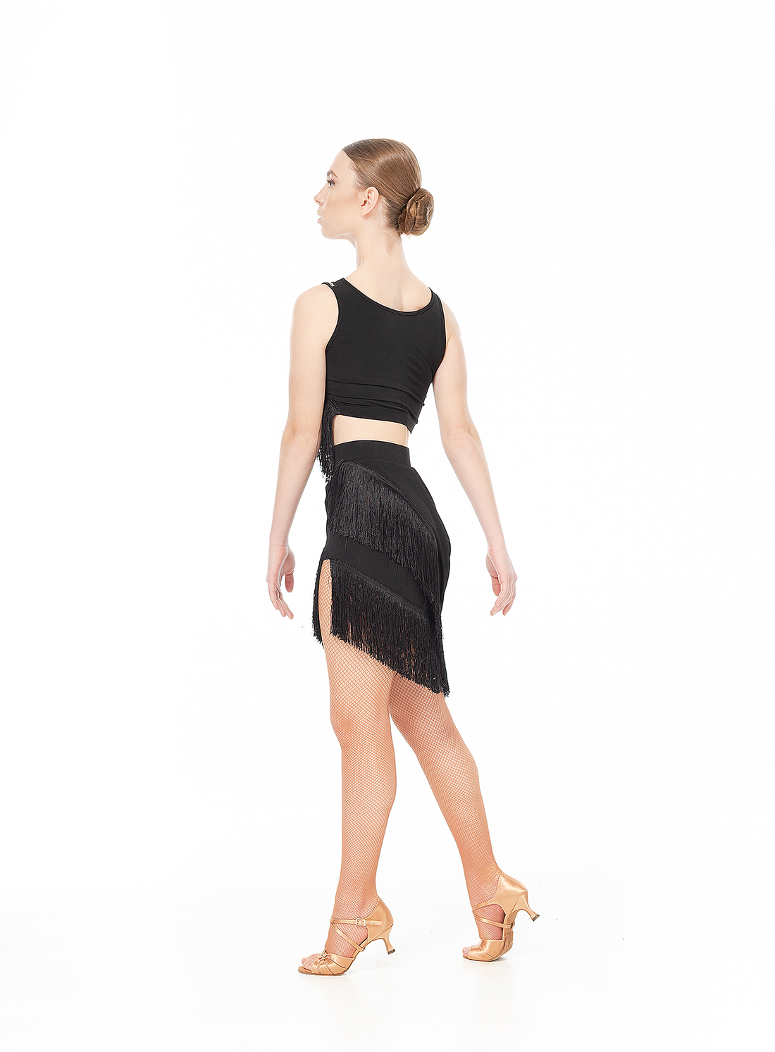 DANCEME UL760-14 Womens Black Skirt