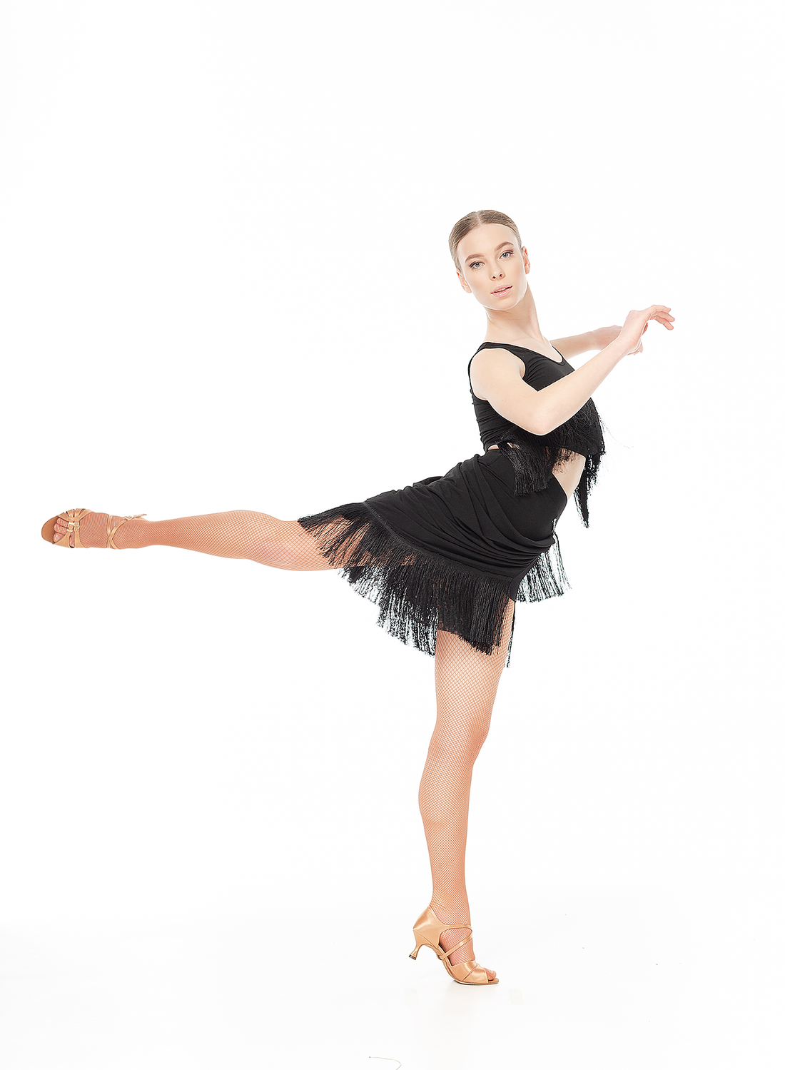 DANCEME UL760-14 Womens Black Skirt