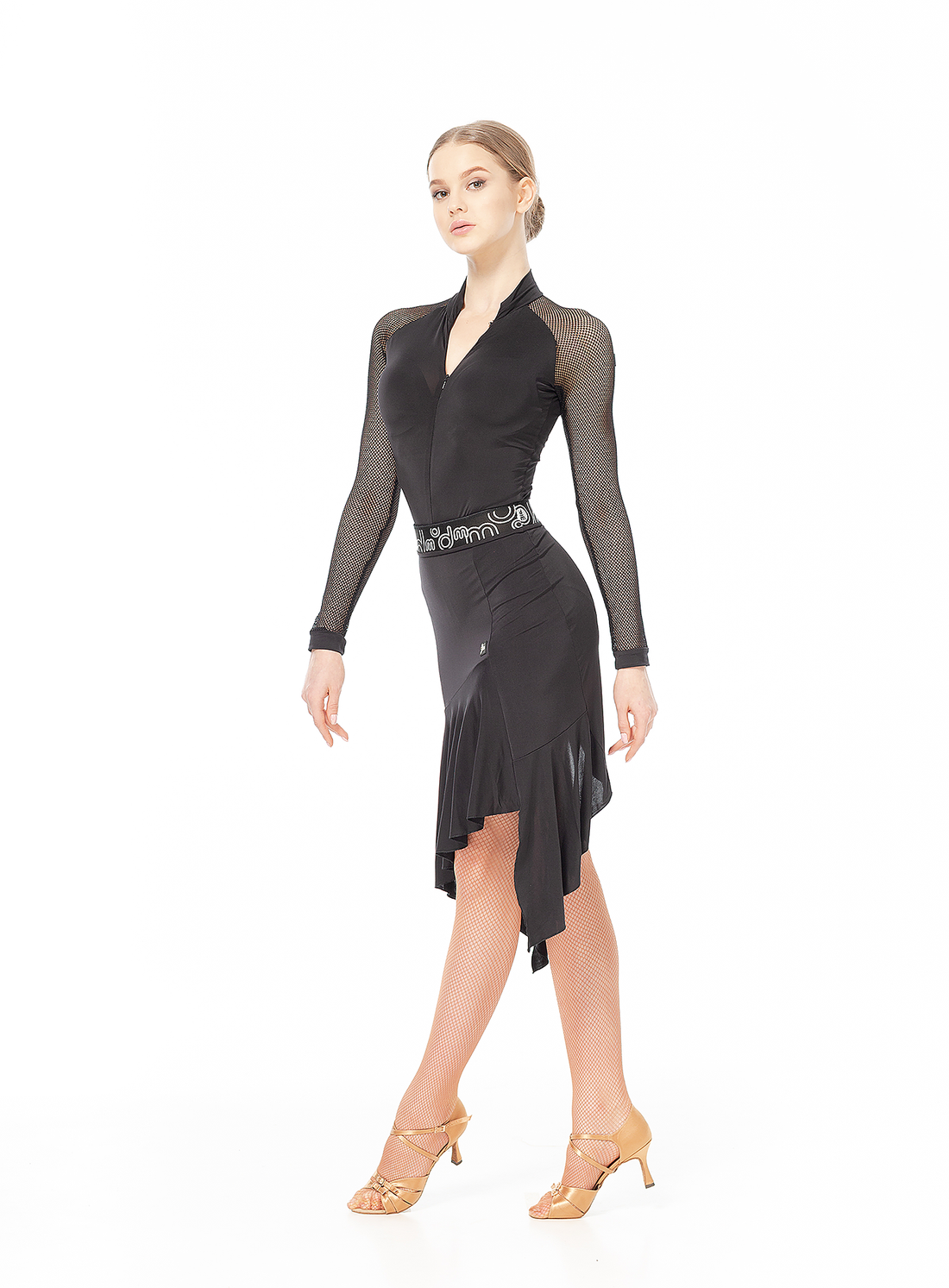 DANCEME UL558-14 Womens Black Skirt