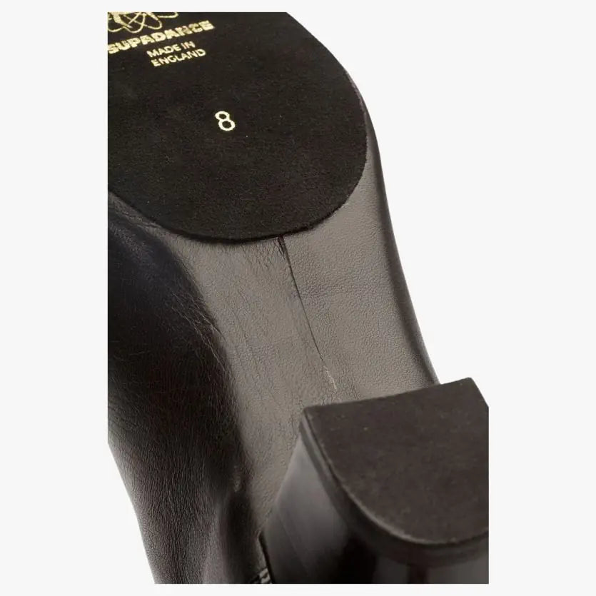 Supadance 8505 Black Patent/Leather Latin Shoe