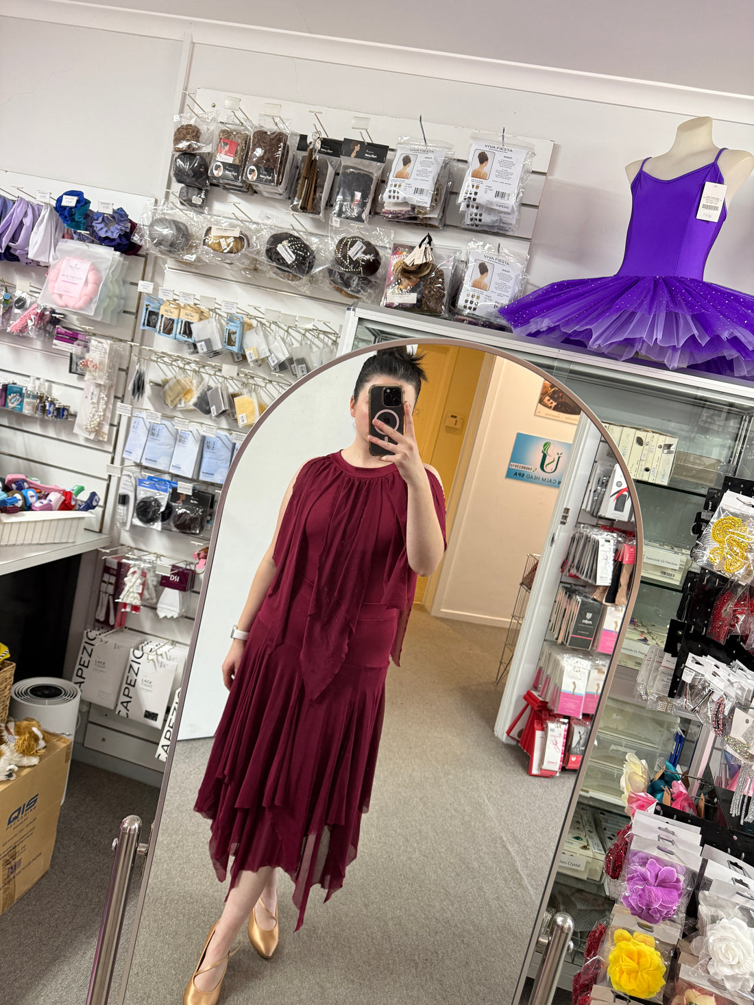 Marlie Skirt - Wine